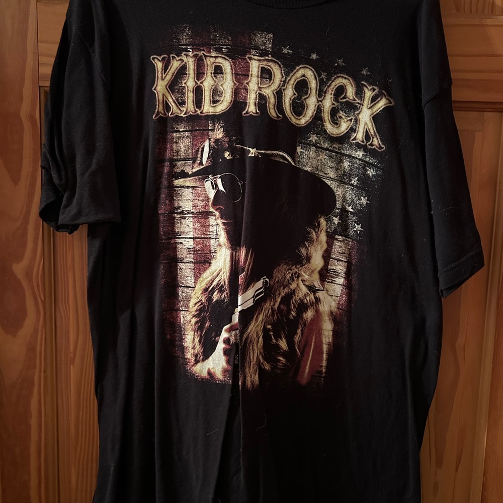 Black Kid Rock Graphic T-Shirt